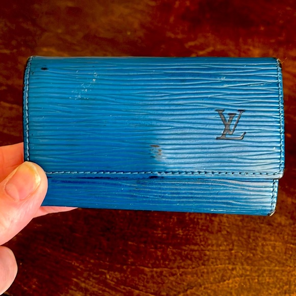 Louis Vuitton Handbags - LV Blue epi key holder